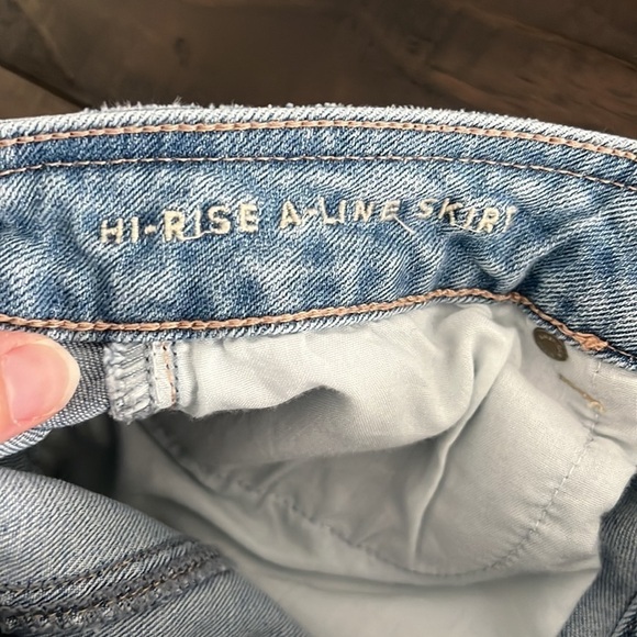 AMERICAN Eagle Hi-Rise A-Line Skirt Size 00 - Picture 7 of 8